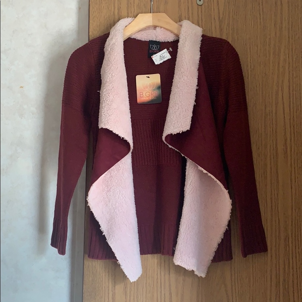 Burgundy jacket